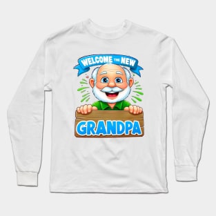 Promoted To Grandpa Long Sleeve T-Shirt